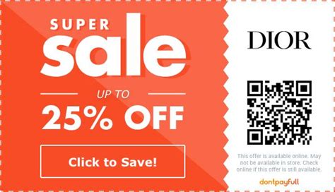 dior discount code 2021|Dior beauty discount code.